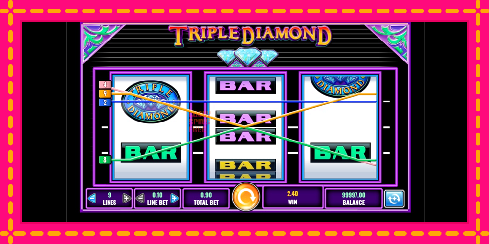 Triple Diamond - thiết bị chơi game với phần thưởng độc đáo, hình ảnh 3