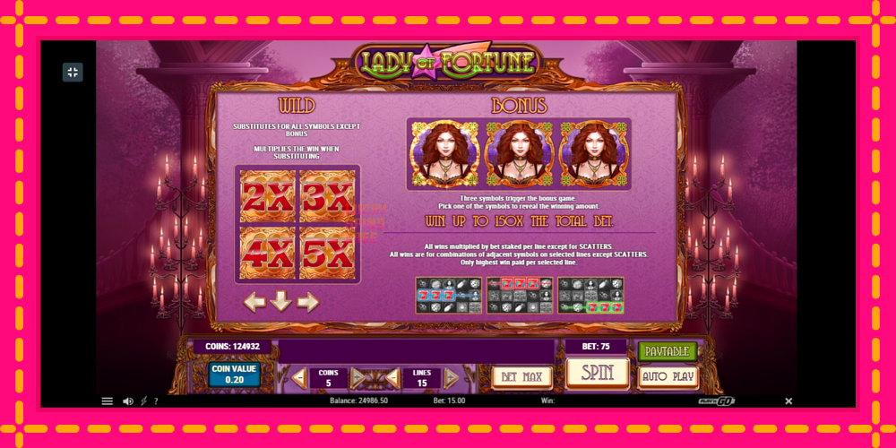 Lady of Fortune - thiết bị chơi game với phần thưởng độc đáo, hình ảnh 5