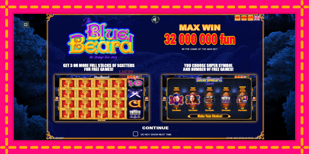 Blue Beard - thiết bị chơi game với phần thưởng độc đáo, hình ảnh 1