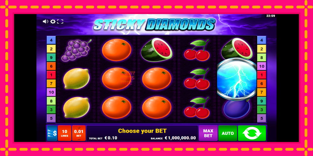 Sticky Diamonds - thiết bị chơi game với phần thưởng độc đáo, hình ảnh 1