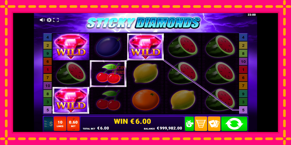 Sticky Diamonds - thiết bị chơi game với phần thưởng độc đáo, hình ảnh 2