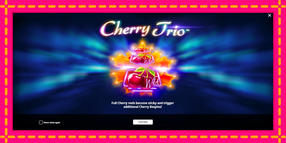 Cherry Trio - thiết bị chơi game với phần thưởng độc đáo, hình ảnh 1