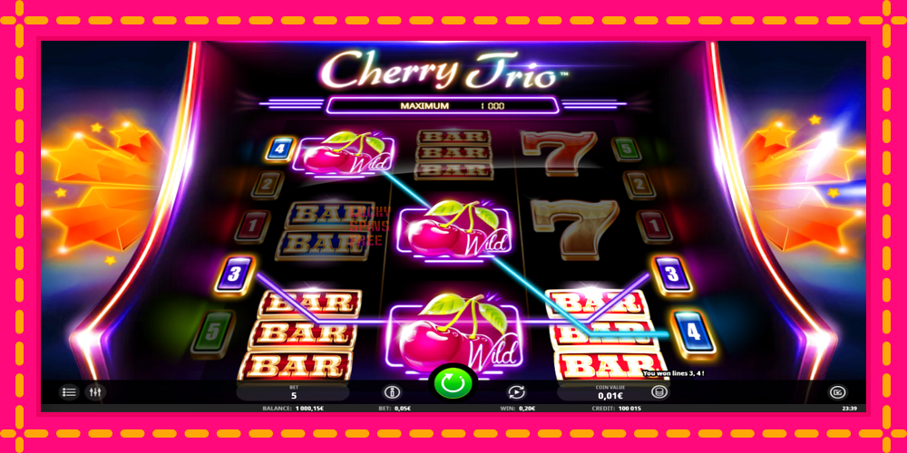 Cherry Trio - thiết bị chơi game với phần thưởng độc đáo, hình ảnh 3