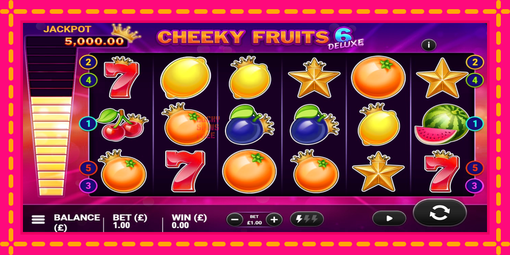 Cheeky Fruits 6 Deluxe - thiết bị chơi game với phần thưởng độc đáo, hình ảnh 2