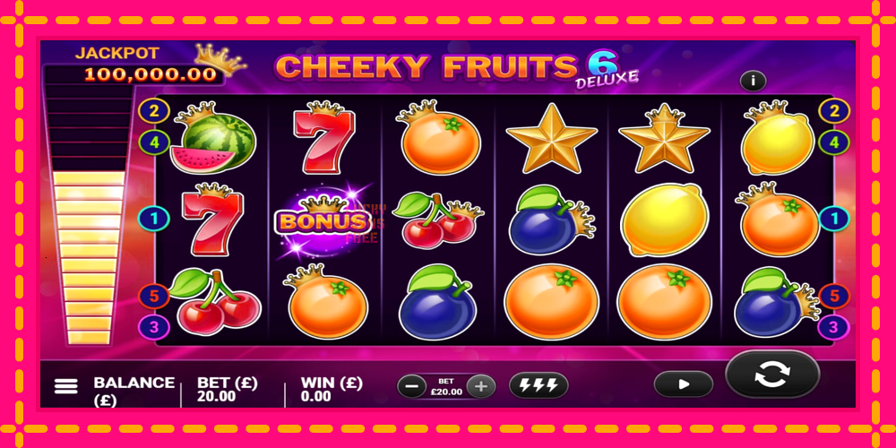 Cheeky Fruits 6 Deluxe - thiết bị chơi game với phần thưởng độc đáo, hình ảnh 3