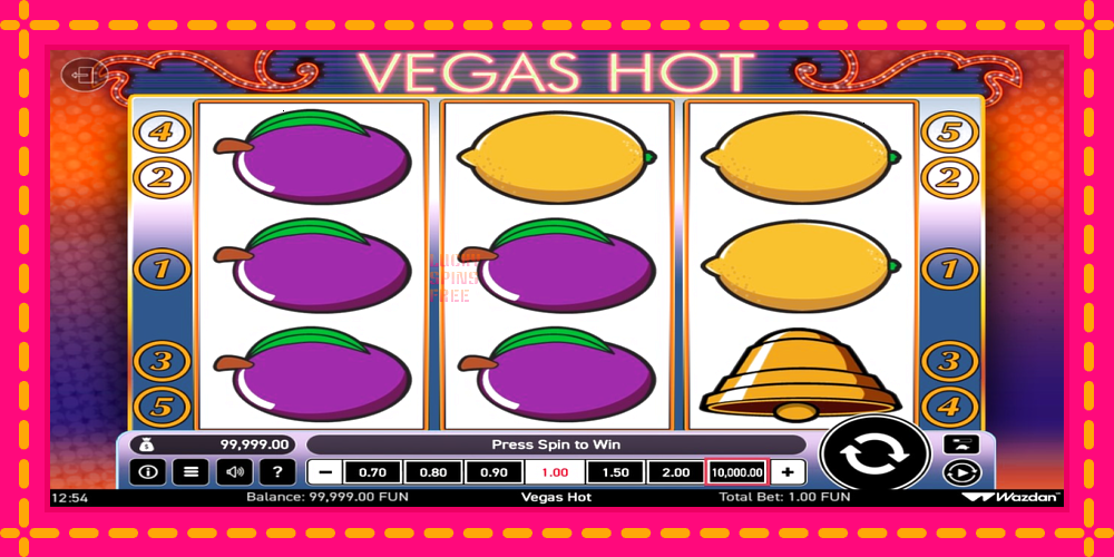 Vegas Hot - thiết bị chơi game với phần thưởng độc đáo, hình ảnh 1