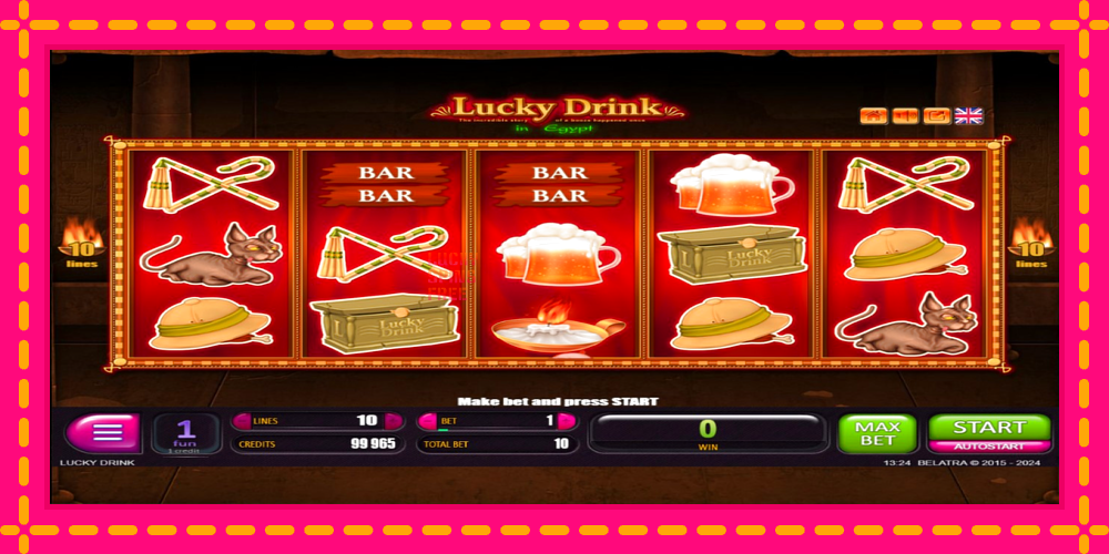 Lucky Drink In Egypt - thiết bị chơi game với phần thưởng độc đáo, hình ảnh 1