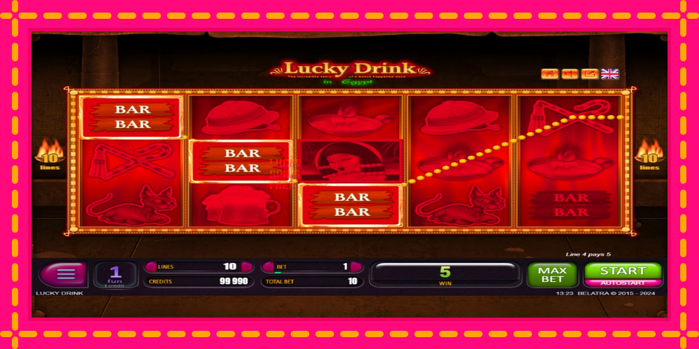 Lucky Drink In Egypt - thiết bị chơi game với phần thưởng độc đáo, hình ảnh 2