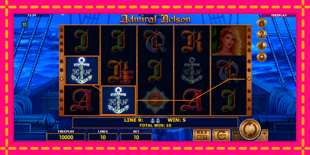 Admiral Nelson - thiết bị chơi game với phần thưởng độc đáo, hình ảnh 4