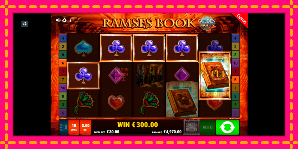 Ramses Book Golden Nights - thiết bị chơi game với phần thưởng độc đáo, hình ảnh 3