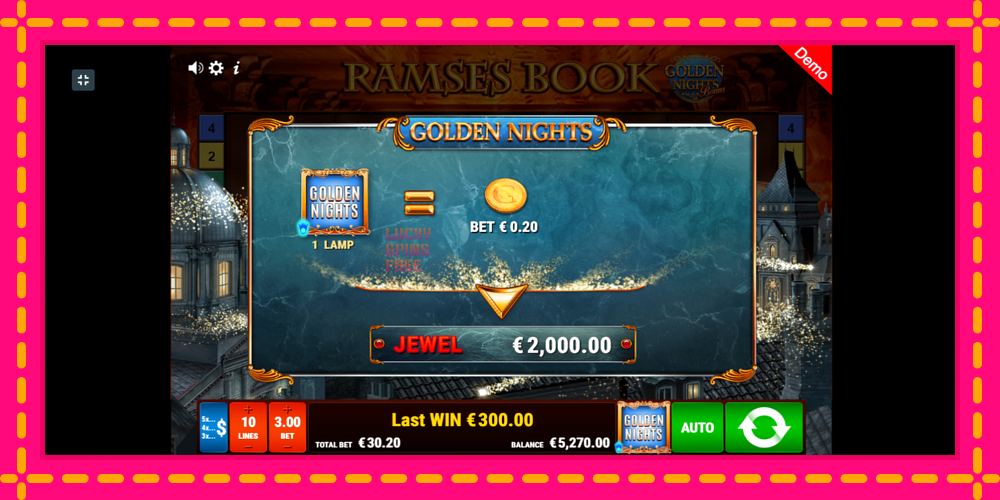 Ramses Book Golden Nights - thiết bị chơi game với phần thưởng độc đáo, hình ảnh 4