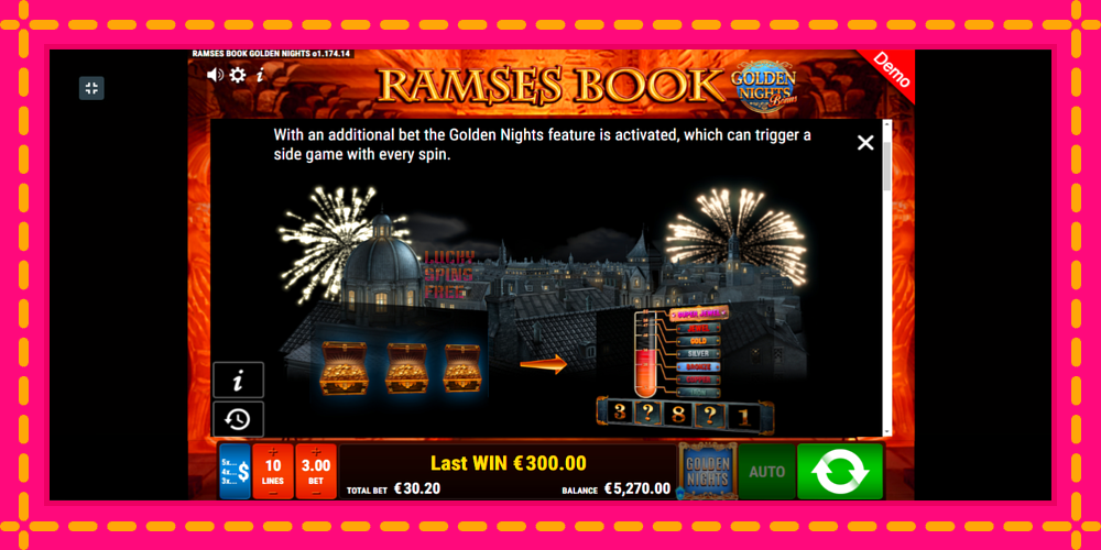 Ramses Book Golden Nights - thiết bị chơi game với phần thưởng độc đáo, hình ảnh 5