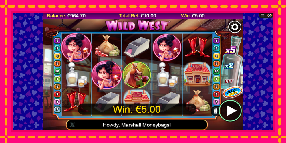 Wild West - thiết bị chơi game với phần thưởng độc đáo, hình ảnh 2