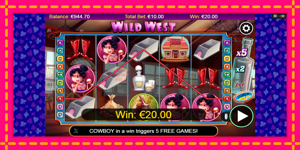 Wild West - thiết bị chơi game với phần thưởng độc đáo, hình ảnh 3