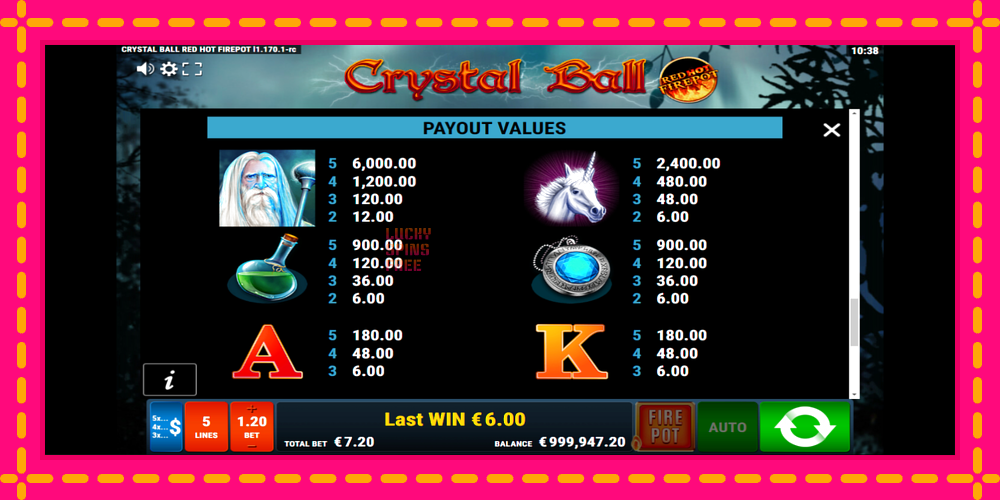 Crystal Ball Red Hot Firepot - thiết bị chơi game với phần thưởng độc đáo, hình ảnh 5