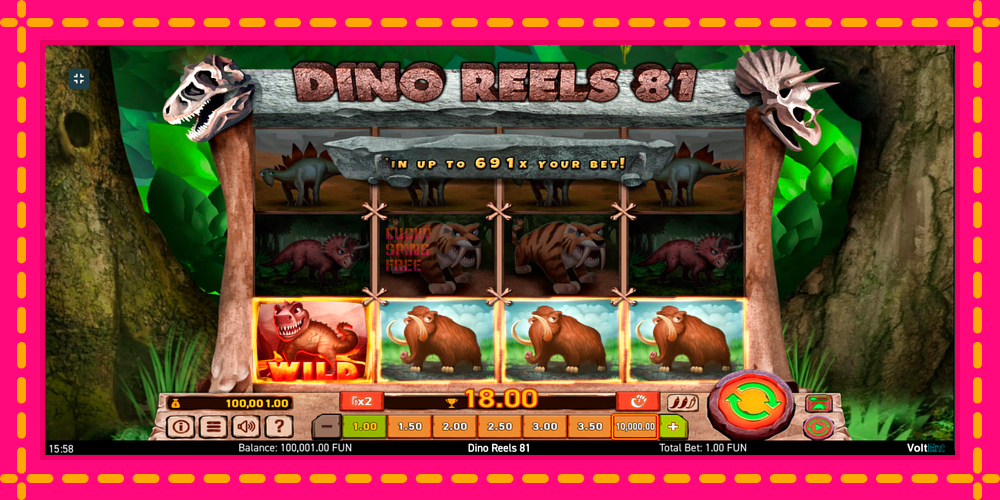 Dino Reels 81 - thiết bị chơi game với phần thưởng độc đáo, hình ảnh 6