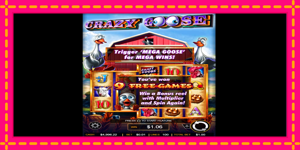 Crazy Goose - thiết bị chơi game với phần thưởng độc đáo, hình ảnh 3