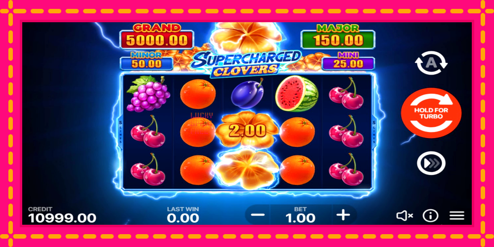 Supercharged Clovers: Hold and Win - thiết bị chơi game với phần thưởng độc đáo, hình ảnh 1