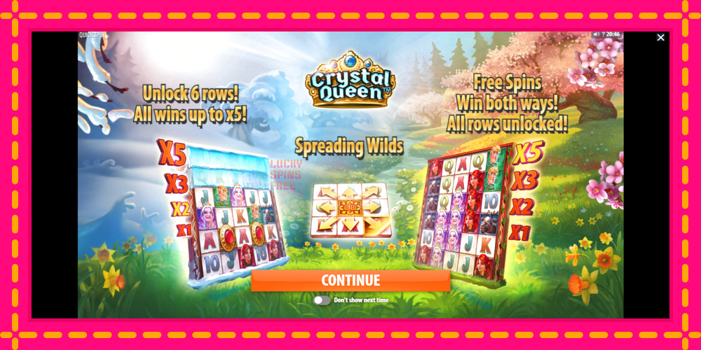 Crystal Queen - thiết bị chơi game với phần thưởng độc đáo, hình ảnh 1