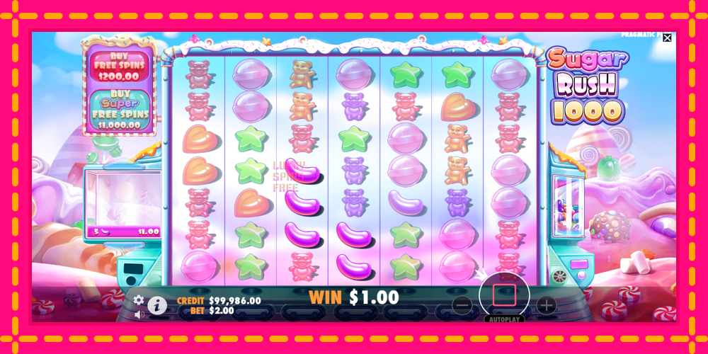 Sugar Rush 1000 - thiết bị chơi game với phần thưởng độc đáo, hình ảnh 3